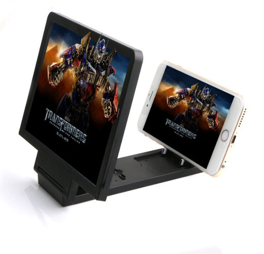 3D Mobile Screen Magnifier & Phone Stand for Videos