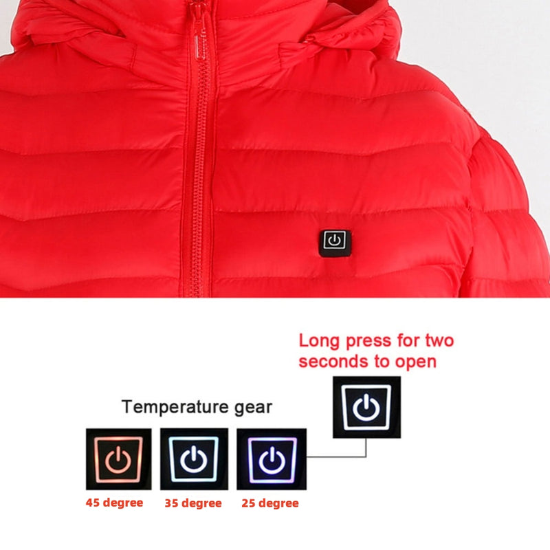 USB heated winter jacket for men - image 8