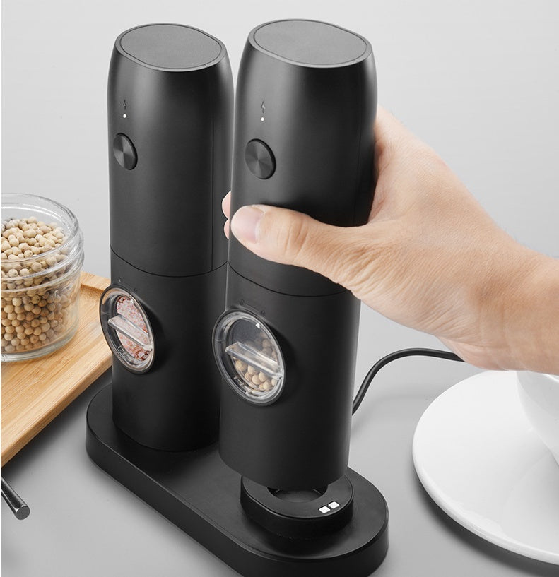 Rechargeable electric spice and pepper grinder with ceramic core – photo 3 of 8