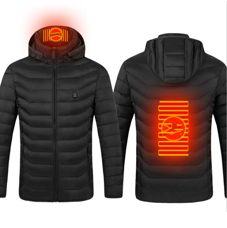 USB heated winter jacket for men - image 11