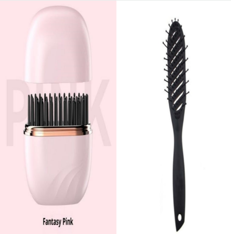 Cordless mini hair straightener comb, rechargeable hair straightening brush – photo 3 of 10