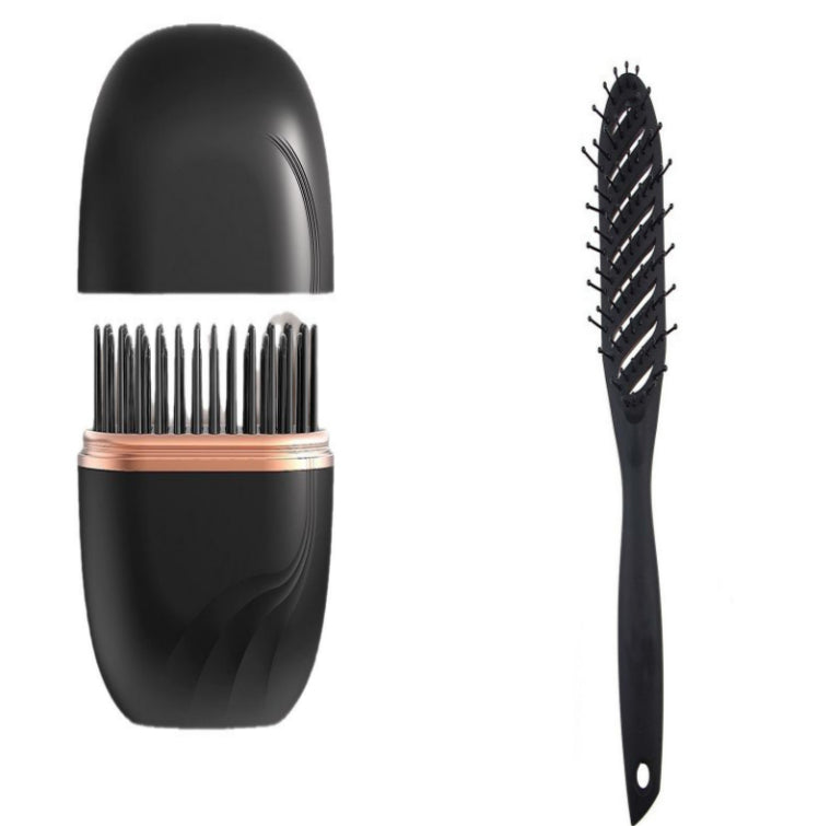 Cordless mini hair straightener comb, rechargeable hair straightening brush – photo 6 of 10