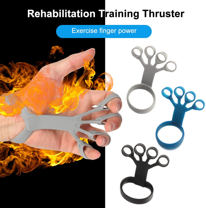 Silicone finger exerciser and hand grip strengthener - image 1