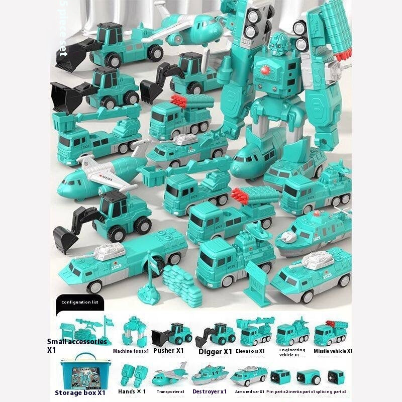 Magnetic engineering car building blocks toy - image 6
