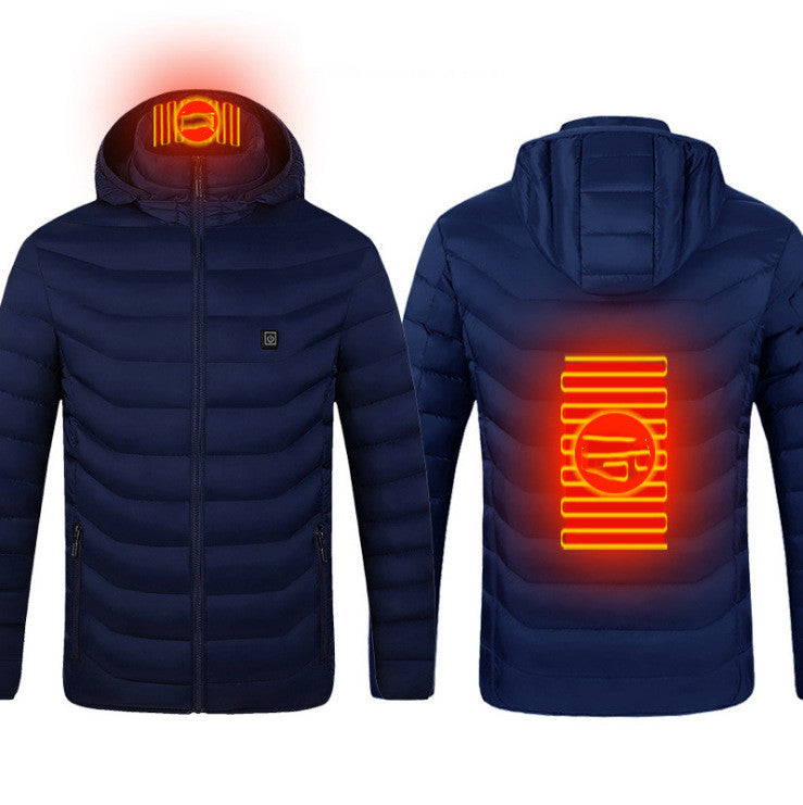 USB heated winter jacket for men - image 4