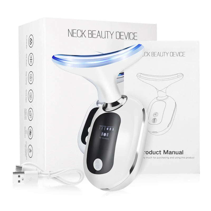 Neck massager beauty device for wrinkles and skin tightening – photo 2 of 11
