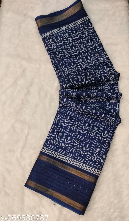 Hetvi Creation Fancy Dola Silk Saree with Unstitched Blouse, view 3