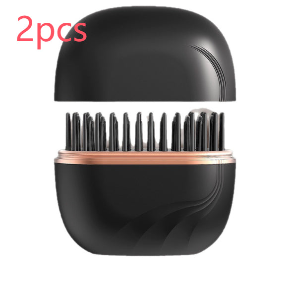 Cordless mini hair straightener comb, rechargeable hair straightening brush – photo 9 of 10