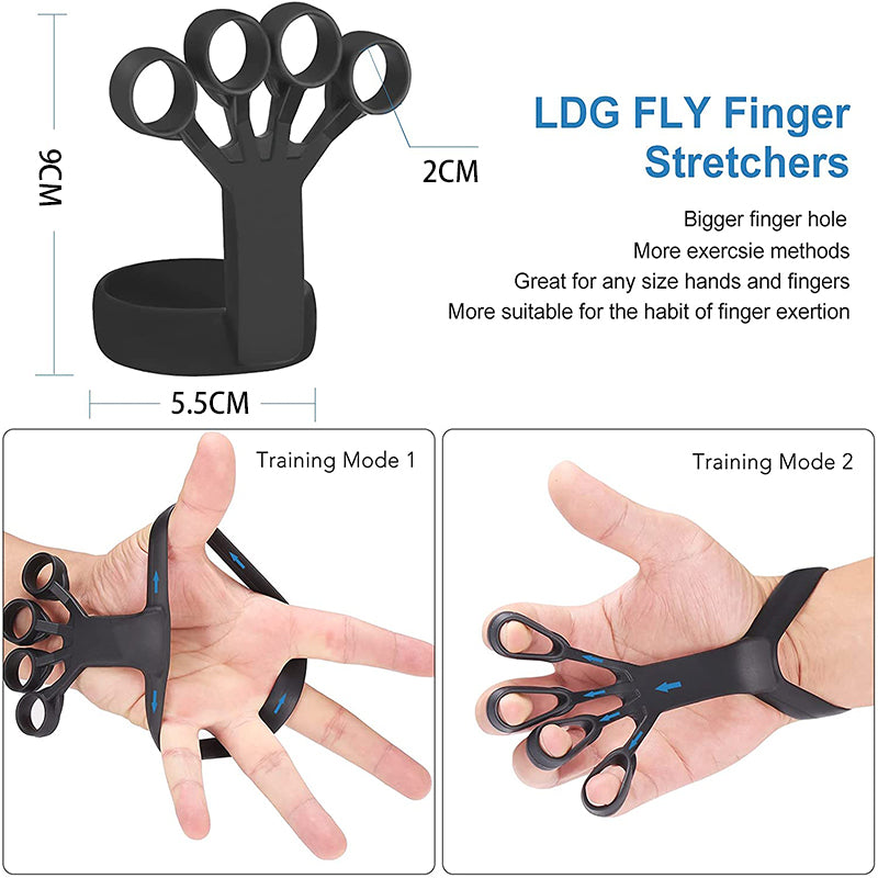 Silicone finger exerciser and hand grip strengthener - image 2