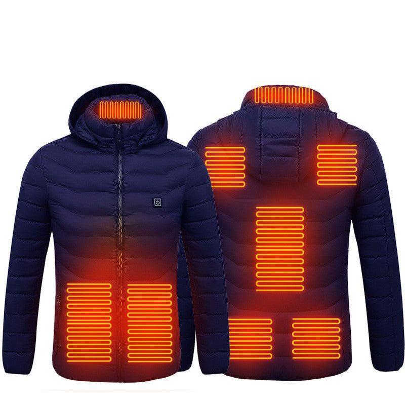 USB heated winter jacket for men - image 2