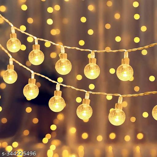 Tilak 14 LED Lantern Curtain String Lights - 8 Flashing Modes