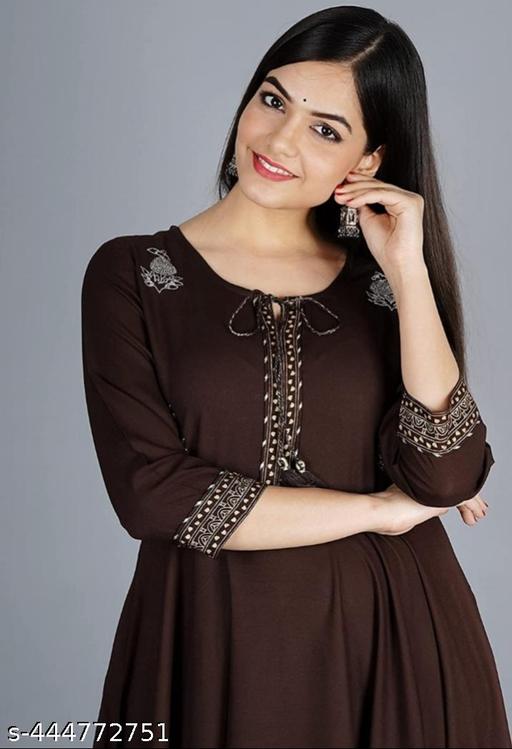 brown boder kurti photo 1, Churidars & Dupatta, cash on delivery, Hello Mart