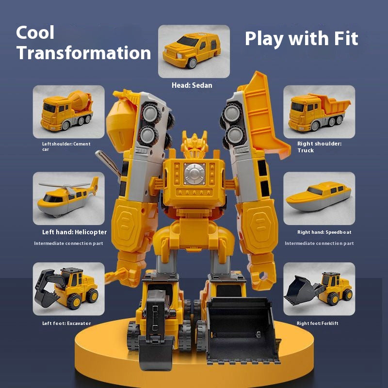 Magnetic engineering car building blocks toy - image 5