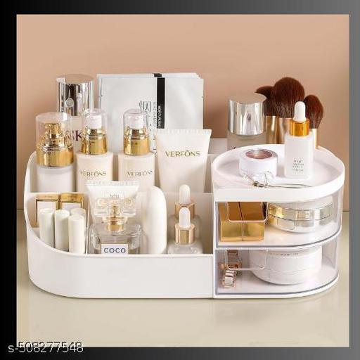 Multipurpose Makeup Organizer, Cosmetic Storage Box with Drawers