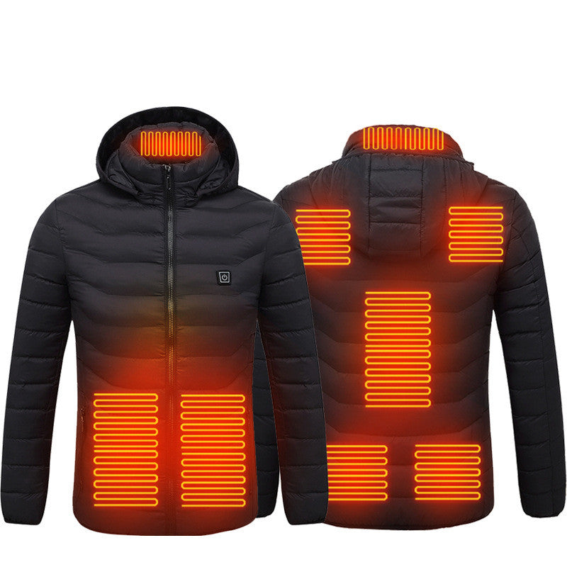 USB heated winter jacket for men - image 18