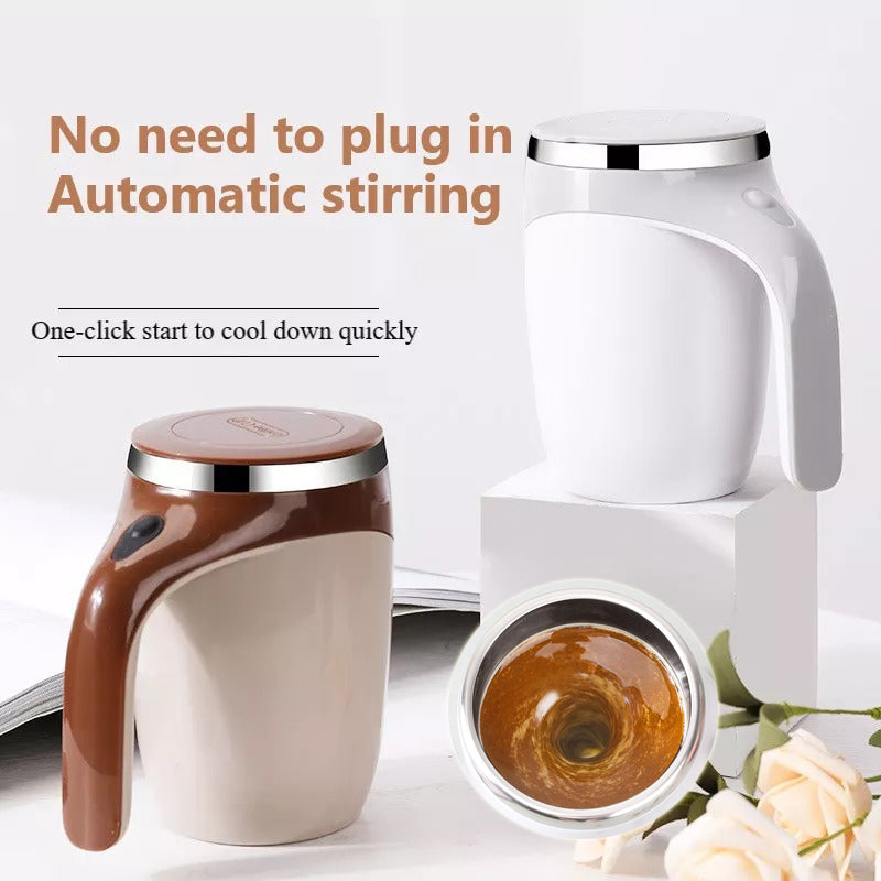 Self stirring rechargeable magnetic coffee mug - image 1