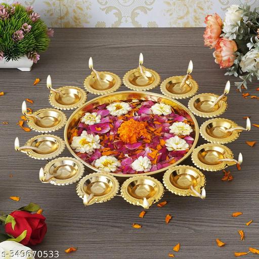 Golden Diya Urli Tealight Holder