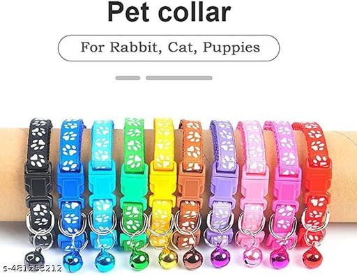 Nylon Cat Harness Pack of 4 – Adjustable & Comfortable Collars for Cats, Kittens & Persian Cats