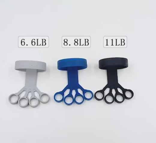 Silicone Finger Exerciser & Hand Grip Strengthener for Rehab