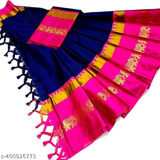 Hathi Saree (Elephant Design) Cotton Silk Saree